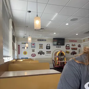 the interior of a restaurant