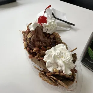 Ice cream nachos