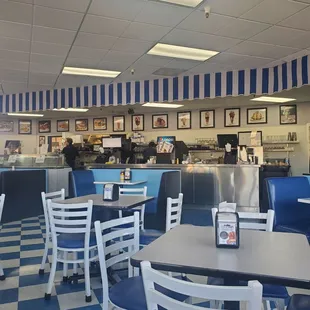 sushi and sashimi, interior