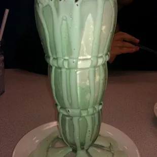 Chocolate mint shake