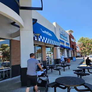 the outside of the store