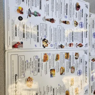 the menu