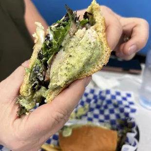 Chicken Pesto sandwich