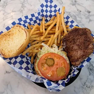 $5 Cheeseburger Deal for 11/14/23. Hold the onion, but I had to ask for more pickles. Yummy fries. Burger dry &amp; not very warm.