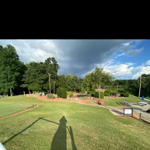 Mini golf area