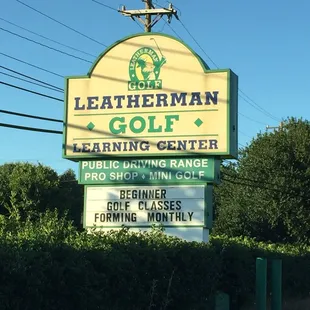 Golf classes available!