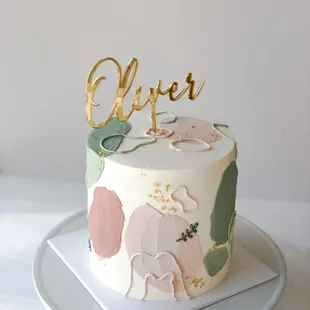 Abstract cake
