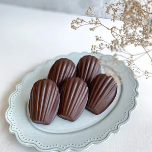 Double Chocolate Madeleines   // We are a local bakery in Dublin!