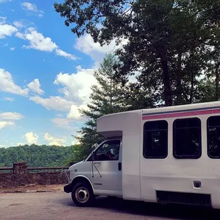 Explore the gorge from a seat in our passenger bus on a driving tour or if you need a shuttle while in the area.