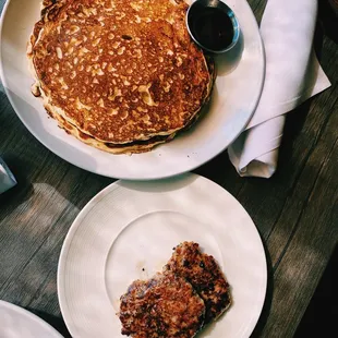 2 Buttermilk Pancakes House Made Sausage