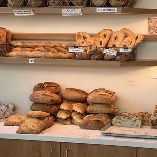 interior, bagels