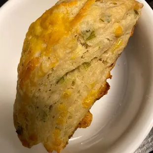 Cheddar Cheese Chive Scone