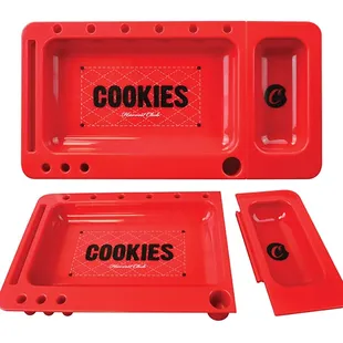 Cookies GoodLife 2.0 Rolling Tray w/ Removable Ash Tray Red.