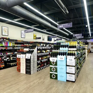 the inside of a store