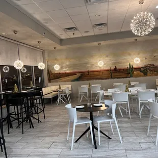 the interior of a restaurant