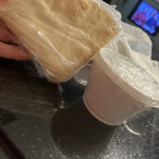 More like a side? This is NOT a cup of soup