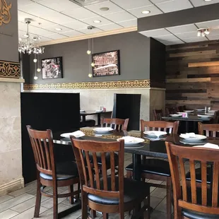 It's a smaller restaurant, seats 70 but the decor is clean and current.