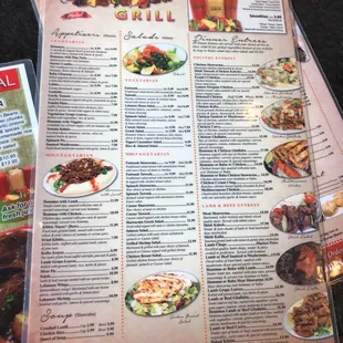 Current menu. Wow there's a lot going on here