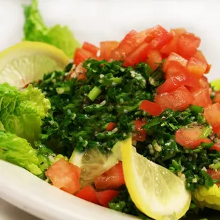 Our Traditional "Tabbouli" Salad. Always Fresh...