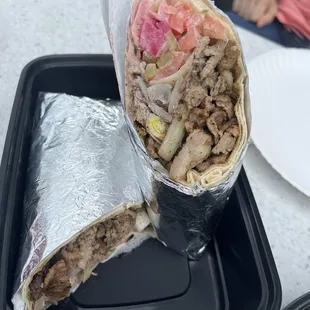 Beef and lamb shawarma