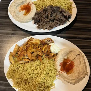 Chicken Shawarma &amp; Beef Shawarma