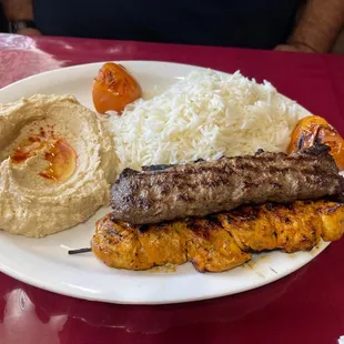 Kebab Trio. Huge portion!