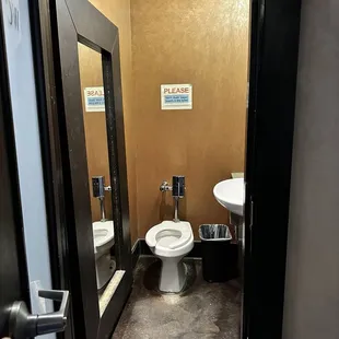 Small single/private bathrooms
