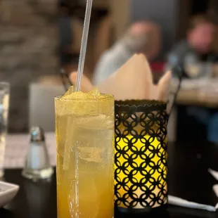 Passion fruit with ginger drink