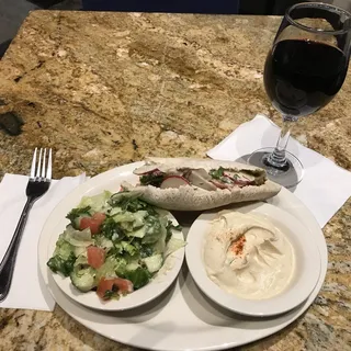 Falafel Sandwich Platter