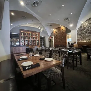 the interior of a restaurant