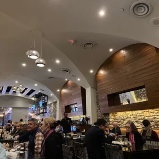 Great dinner ambiance. Love the warm feeling.