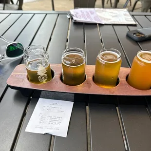 Flight of beers