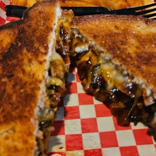 Brisket Grilled Cheese