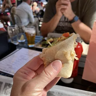 This is a tiny wrap that we paid $14 for on Mother's Day. Furthermore I ordered fries and was given breakfast fries.