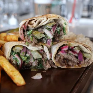 burritos and wraps, food