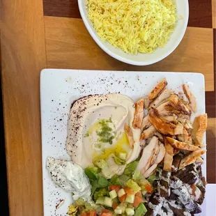 Chicken &amp; Gyro shawarma plate is my regular choice plate every time I come!