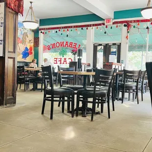 Interior of Lebanon's Cafe