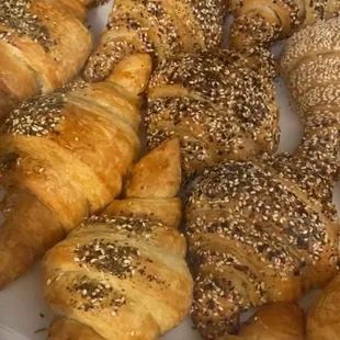 Croissants zaatar, and sesame seed