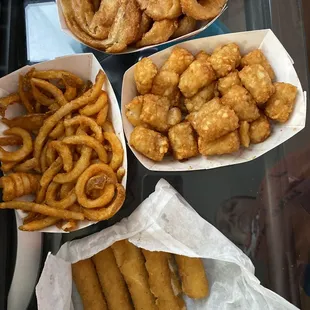 The fried sides