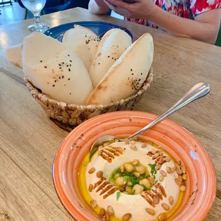 Hummus with Pine Nuts