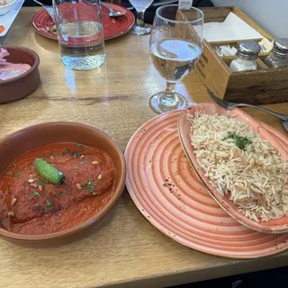 Grilled Fish with Tomato Sauce