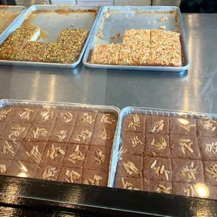 a variety of chocolate bars