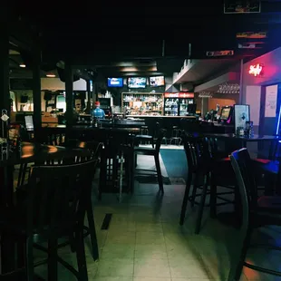the interior of the restaurant