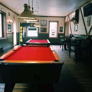 a pool table