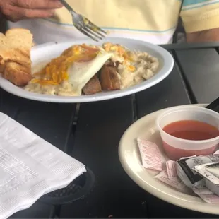 Leno's Goetta Avalanche! My husband's standard order!