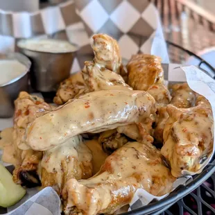 Wings with Bowski Sauce