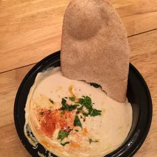 Hummus and pita