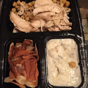 This is the chicken fetteh, it was absolutely disgusting.  Nothing was edible.  The "yogurt sauce" was a gelatinous gravy.