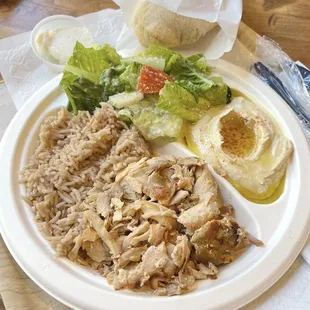 Taverna Platter (with Chicken Shawarma)