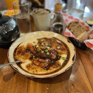 Honey Chipotle Shrimp and Grits